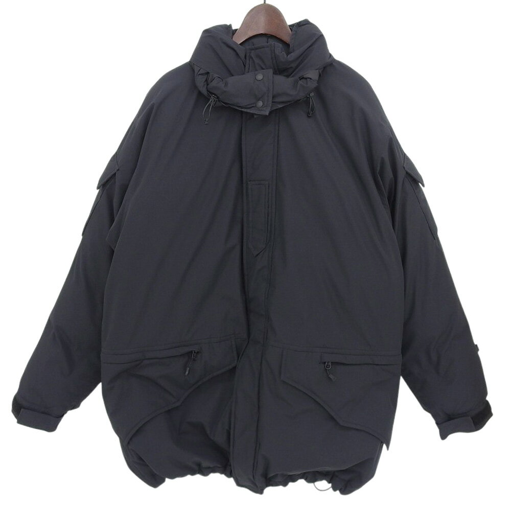 DAIWA PIER39 ダイワピア39 美品 GORE-TEX WINDSTOPPER TECH MIL ECWCS ダウンパーカ ジャケット メンズ ブラック M ジャケット M ブラック メンズ 【中古】