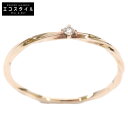 ete エテ 【美品】K10 0.01 ダイヤモンド ツイスト リング 指輪 ゴールド レディース 【中古】