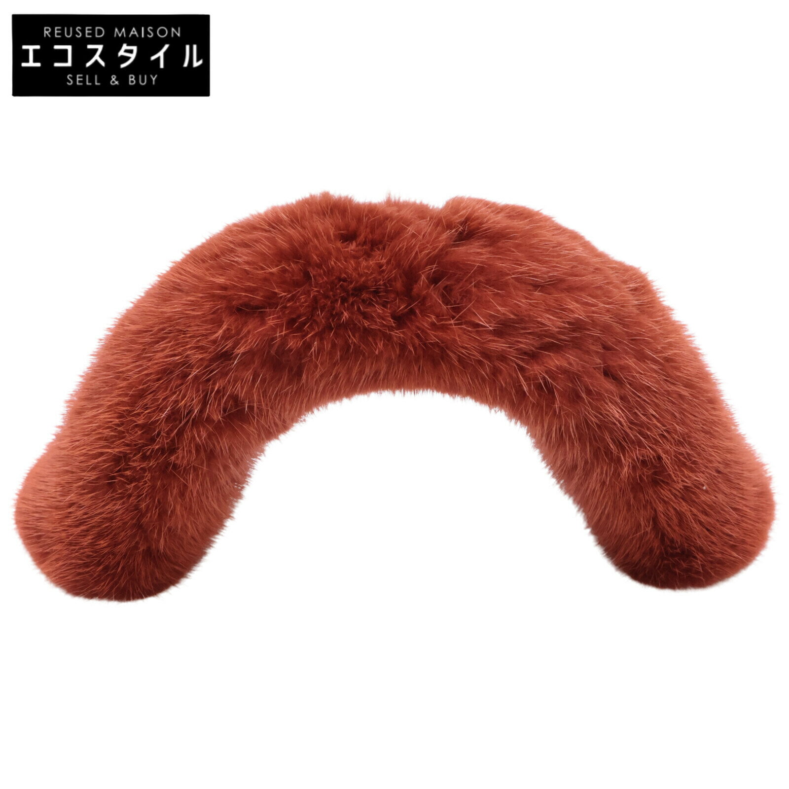 Valextra ヴァレクストラ 【美品】ミンクファー ハンドルカバー オレンジブラウン系 レディース 【中古】