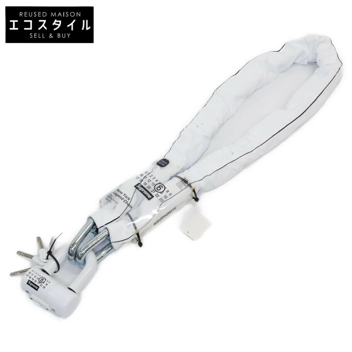 Supreme シュプリーム x MM6 Maison Margiela Kryptonite Chain + Disc Lock クリプトナイト チェーン +...