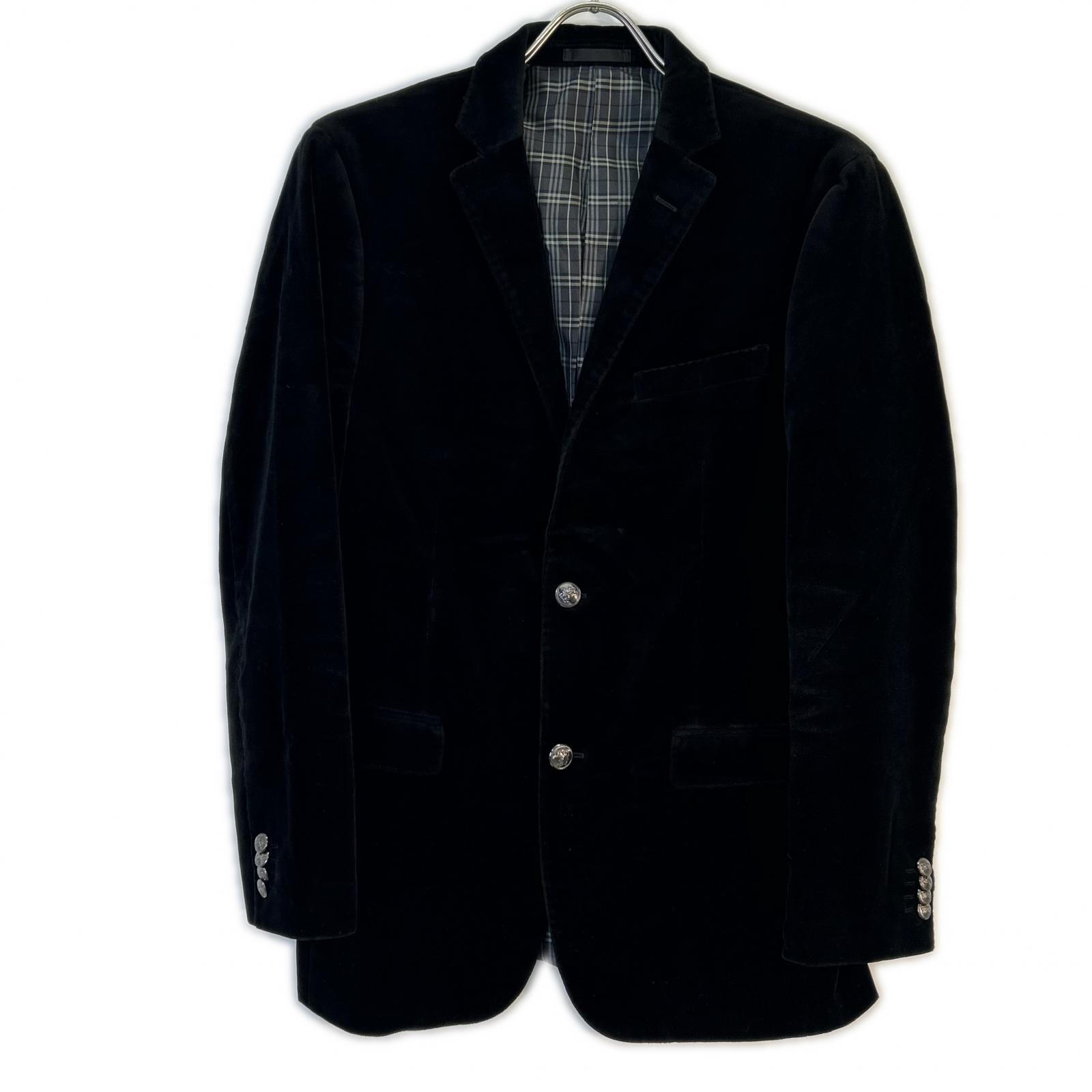 Burberry Black Label バーバリーブラックレーベル 11年 ブラック ベロア ジャケット L メンズ 中古 style-eco-10281538 ブランドリユース エコスタイル サンプル画像2