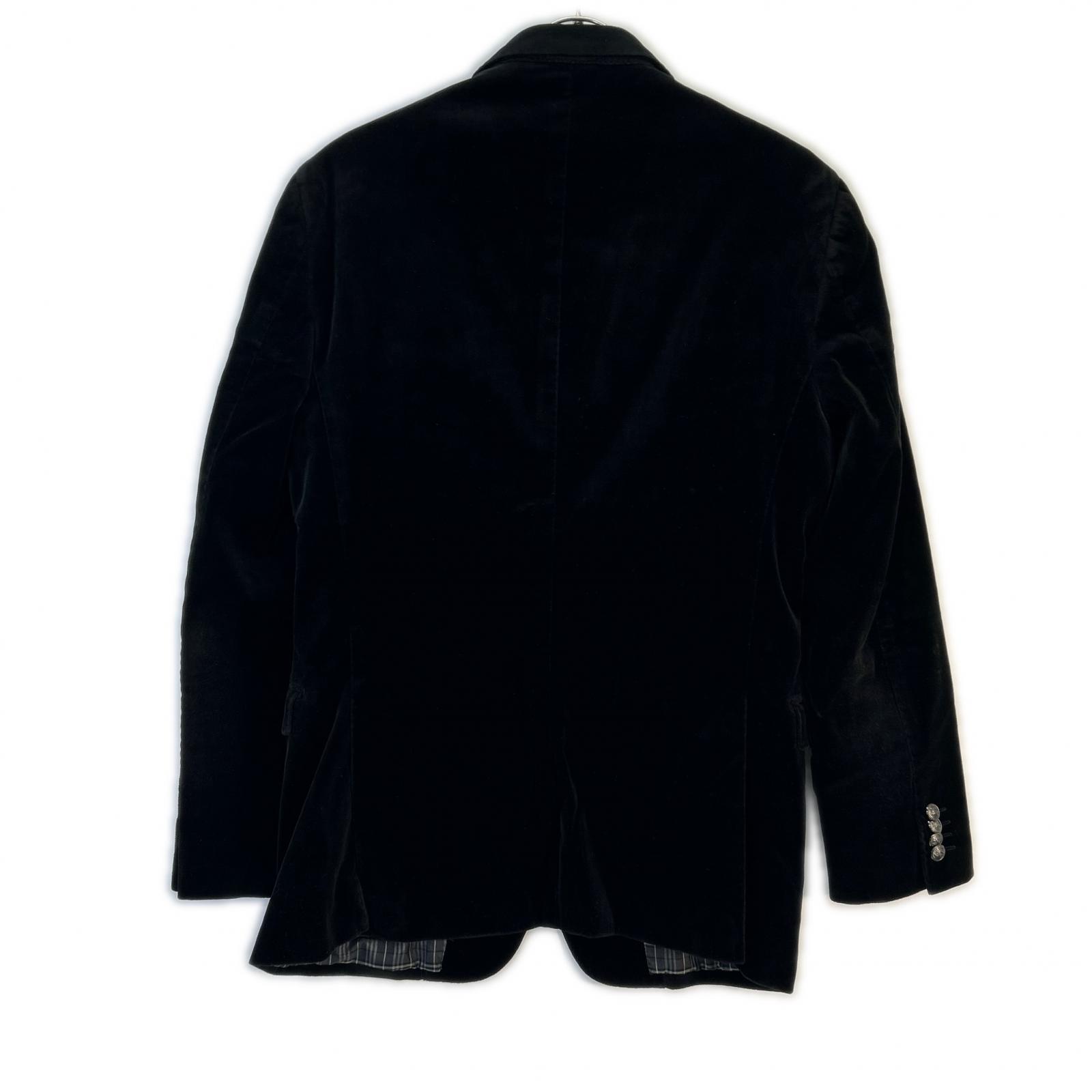 Burberry Black Label バーバリーブラックレーベル 11年 ブラック ベロア ジャケット L メンズ 中古 style-eco-10281538 ブランドリユース エコスタイル サンプル画像3