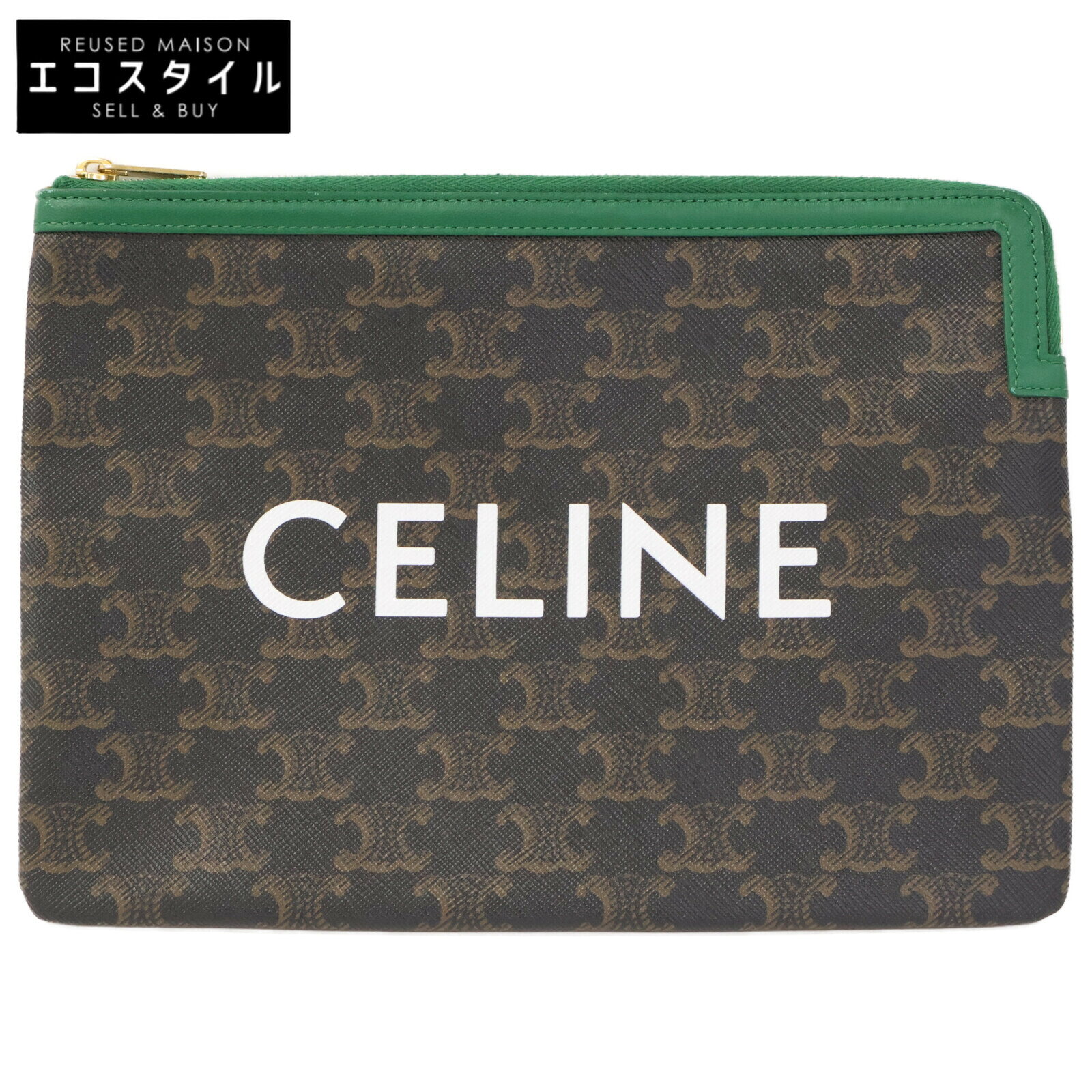 【eco】 【cacgagah】CELINE / セリーヌ 【美品】トリオンフ ロゴプリント クラッチバッグ セカンドバッグ クラッチバッグ 商品詳細 商品番号6887700000006551 ブランドセリーヌ タイプ【美品】トリオンフ ロゴプリント クラッチバッグ カラーブラウン/ブラック/グリーン 素材コーティングキャンバス サイズ W24.5cm x H17.5cm (若干の誤差はご了承下さい。) 付属品無し コンディション コンディションA 外側ランクA内側ランクA 綺麗な状態のお品物でございます。 ≫ 状態ランクについての詳細はこちら 関連商品 #セカンドバッグ クラッチバッグ#ブラウン/ブラック/グリーン#レディース#コンディションA#コーティングキャンバス セリーヌの他のアイテムを見る