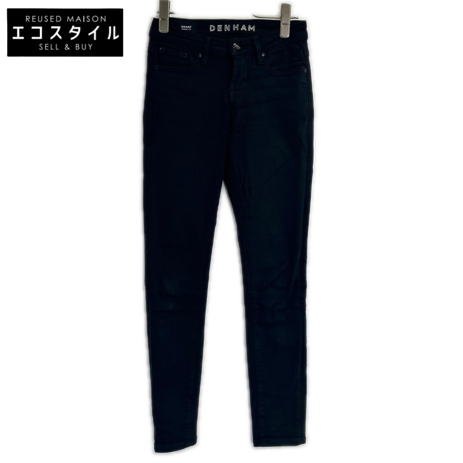 DENHAM ブラックスキニー SHARP w25 DENHAM SHARP SKINNY FIT スキニー 