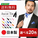 アスコットタイ 単品 選べる全20種!( アスコット タイ / アスコット スカーフ ) メンズ おしゃれネクタイ 結婚式 パーティ アスコットタイ 【 ネコポス送料無料 】