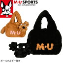 【店内全品ポイント10倍＆クーポン割引！3/27(水)1:59迄】2023年 秋冬新作 MU SPORTS MUスポーツ ゴルフ カートバッグ カートポーチ ラウンドポーチ レディース MU23AW MUNEW23 新生活 プレゼント