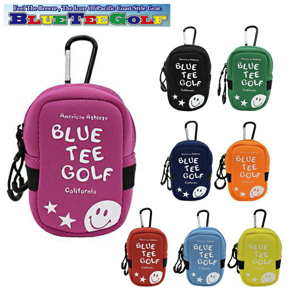 【店内全品ポイント5倍＆クーポン割引！5/31(金)9:59迄】BLUE TEE GOLF ストレッチ 多機能 ポーチ 全8色 ネオプレン 素材 ボール 距離..