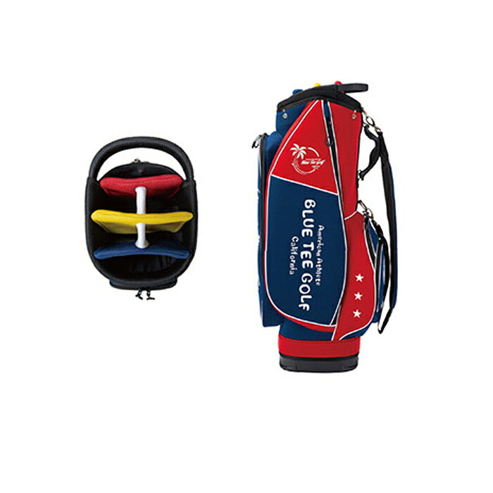 BLUE TEE GOLF ブルーティーゴルフ ネオプレン ストレッチ素材 9インチ キャディバ...