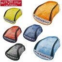 【店内全品ポイント10倍&クーポン割引!5/16(金)1:59迄】BLUE TEE GOLF ブルーティーゴルフ ナイロン メッシュ シューズケース 全6色 通...