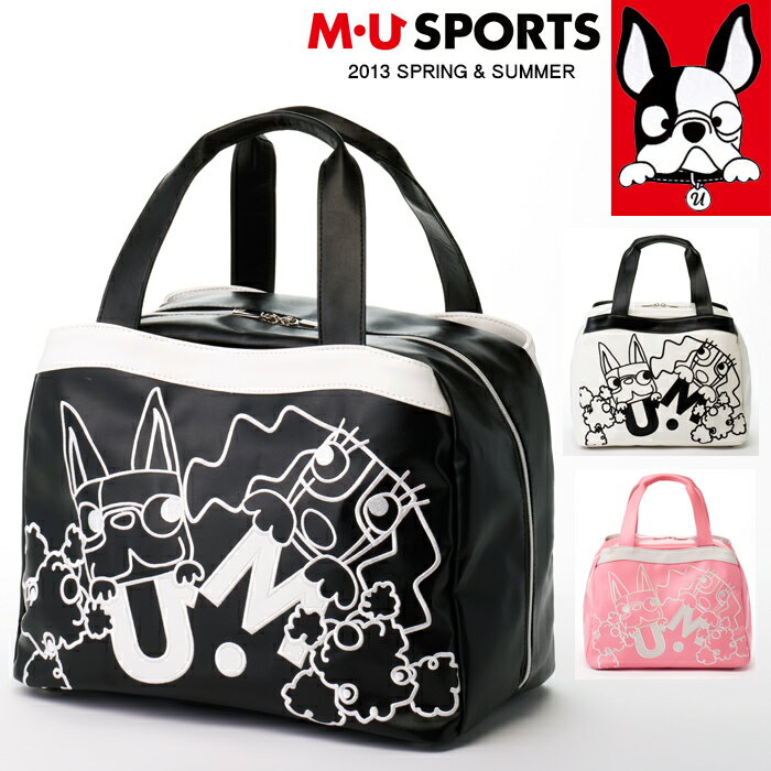 【店内全品ポイント5倍＆クーポン割引！5/31(金)9:59迄】2023年 春夏 新作 M U SPORTS MUスポーツ ゴルフ ボストンバッグ MU23SS 新生活 プレゼント