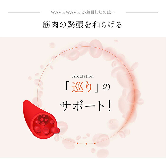 低周波パルス 温熱 EMS 搭載 ポケット ヒートネック2 WAVEWAVE EMS POCKET HEAT NE...