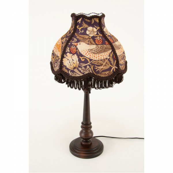 テーブルランプ アンティーク風 イチゴ泥棒 ヴァイオレット 卓上ランプ スタンドランプ イギリス ウィリアムモリス 卓上ライト LEDランプ 日本製 いちご泥棒 間接照明 アンティーク調 おしゃれ イギリス モリス William Morris アンティーク 60W クラシック