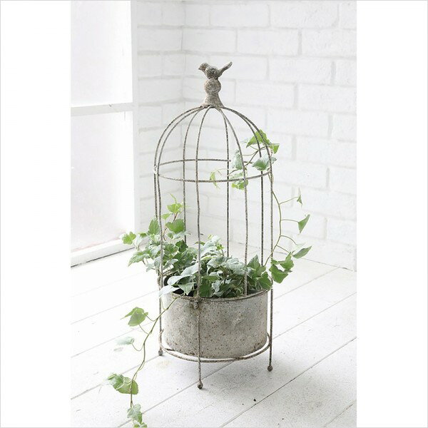 フラワーポット ラスティ プランツケージ バードケージ プランター プランターカバー ガーデニング ガ..