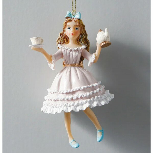 クリスマスオーナメント 可愛い 不思議の国のアリス アリス ワンダーランド オーナメント ツリーオーナメント クリスマス アンティーク風 ロココ調 店舗装飾 クリスマス装飾 クラシック ヨーロピアン ギフトのサムネイル