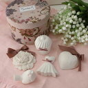 アロマセット アロマギフト 可愛い オブジェ マチルドエム フランス センティッドデコ 限定BOX 5個セット ローズエリクサー (655) アロマストーン ア...