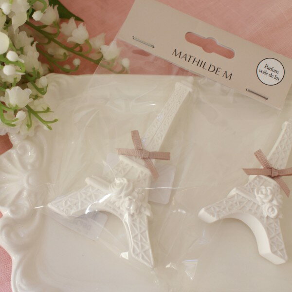 石膏 アロマ アロマストーン アロマプレート エッフェル塔 ラージ リネンベール (1157) マチルドエム ..