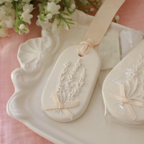 アロマ 石膏 ラベンダー ルームフレグランス アロマストーン 石膏プレート センティッドデコ ラベンダ..