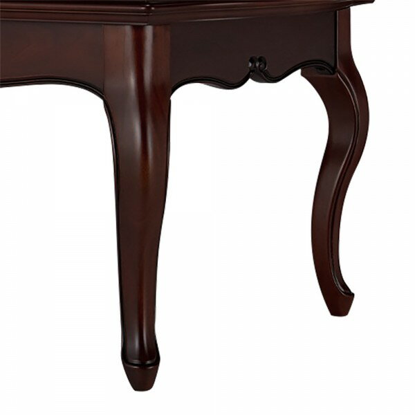 リビングテーブル センターテーブル ブラウン 猫脚 クラシック アンティーク調 LT110 ソファテーブル ヨーロピアン フルール 東海家具 輸入家具 アンティーク風 姫家具 クラシック クラシカルモダン ネコ脚 [2]