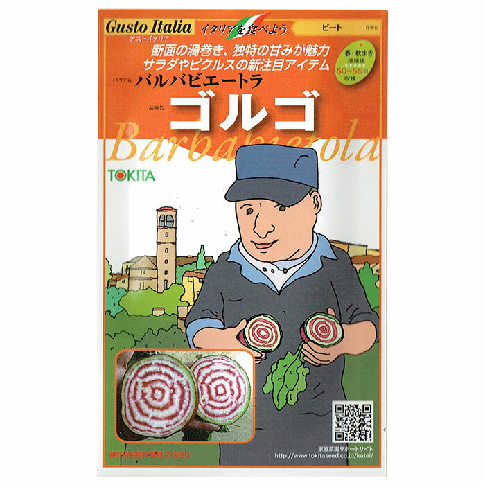 野菜のタネ　ゴルゴ（ビート）　イタリアの珍しい種を送料無料でお届け!!
