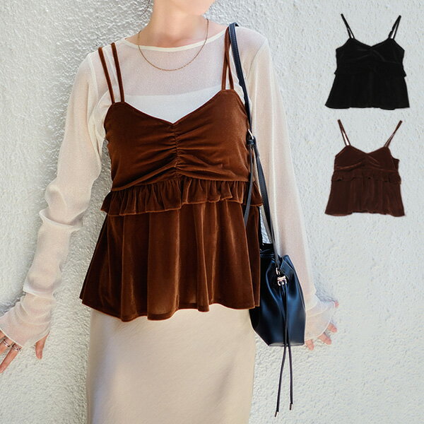 シャツブラウスキャミソールシアーベ...