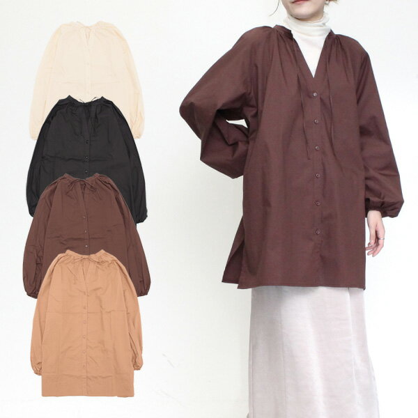 シャツブラウスボリュームスリーブ2...