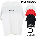 【あす楽対応】Tシャツ カットソー ビッグTシャツ クルーネック 半袖 ビッグシルエット ロゴ プリント 英字 トップス メンズ オフ レッド ブラック