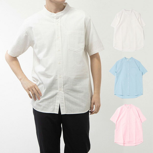 シャツカジュアルシャツ半袖オックス...