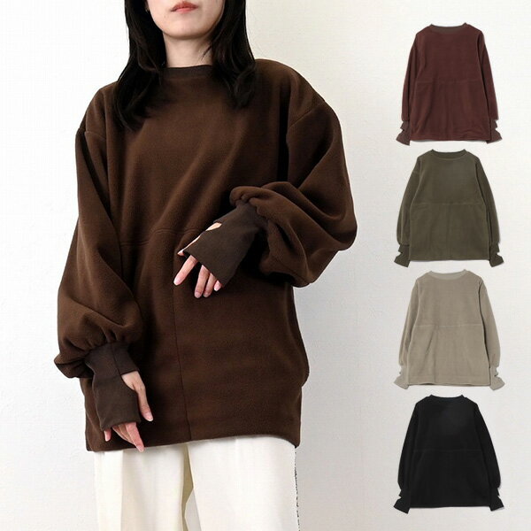 トレーナープルオーバーボアフリース...