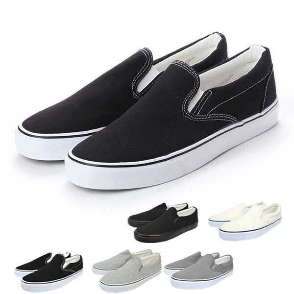 【楽天スーパーセール】スニーカー カジュアルシューズ メンズ スリッポン キャンバス デニム パイル