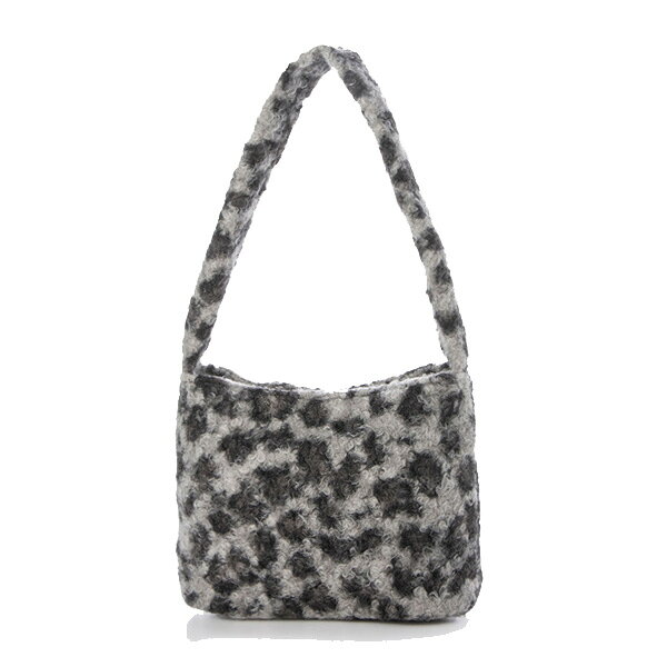 ショルダーバッグ バッグ ボア 肩掛け レオパード 鞄 レディース ブラック ブラウン カーキ