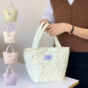 【Rakuten Fashion THE SALE】トートバッグ ランチバッグ キルティング コットン 布 花柄 小さい ミニ バッグ 鞄 レディース イエロー...