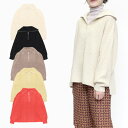 ニット セーター ハーフジップ 長袖 無地 セーラーカラー トップス レディース アイボリー グレージュ ライム ブリック ブラック|詳細画像