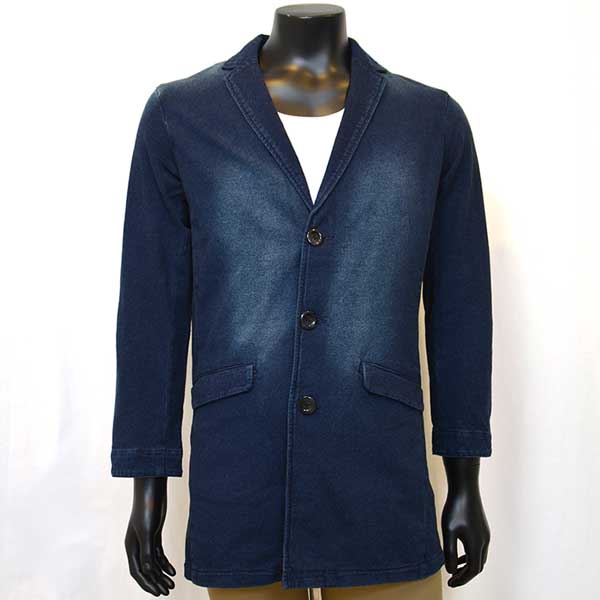 期間限定特価 チェスターコート デニムコート アウター ジャケット ビジネスコート メンズ 送料無料combi コート ジャケットメンズファッション Insolite Guadeloupe Voyage Com