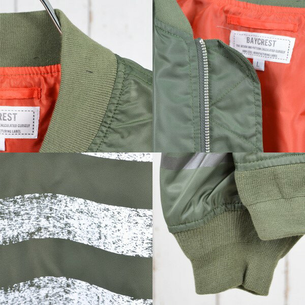 ジャケット ブルゾン MA-1 MA1 ミリタリージャケット 星条旗 国旗 アウター メンズ