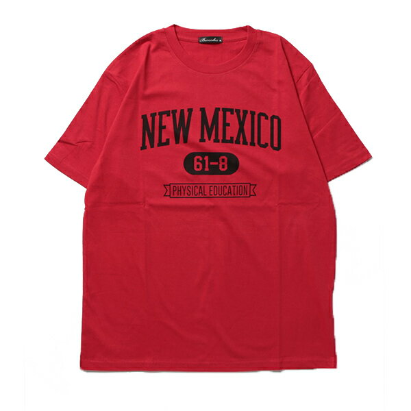 半袖Tシャツ メンズ 英字プリント カラースプライシング 2色 楽天市場】英字 プリント tシャツ(カラーレッド)(メンズ