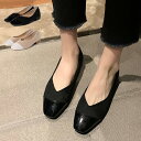 パンプス 歩きやすい 黒 ローヒール オフィス スエード 切替 ラウンドトゥ エナメル シューズ 靴 レディース ブラック アプリコット
