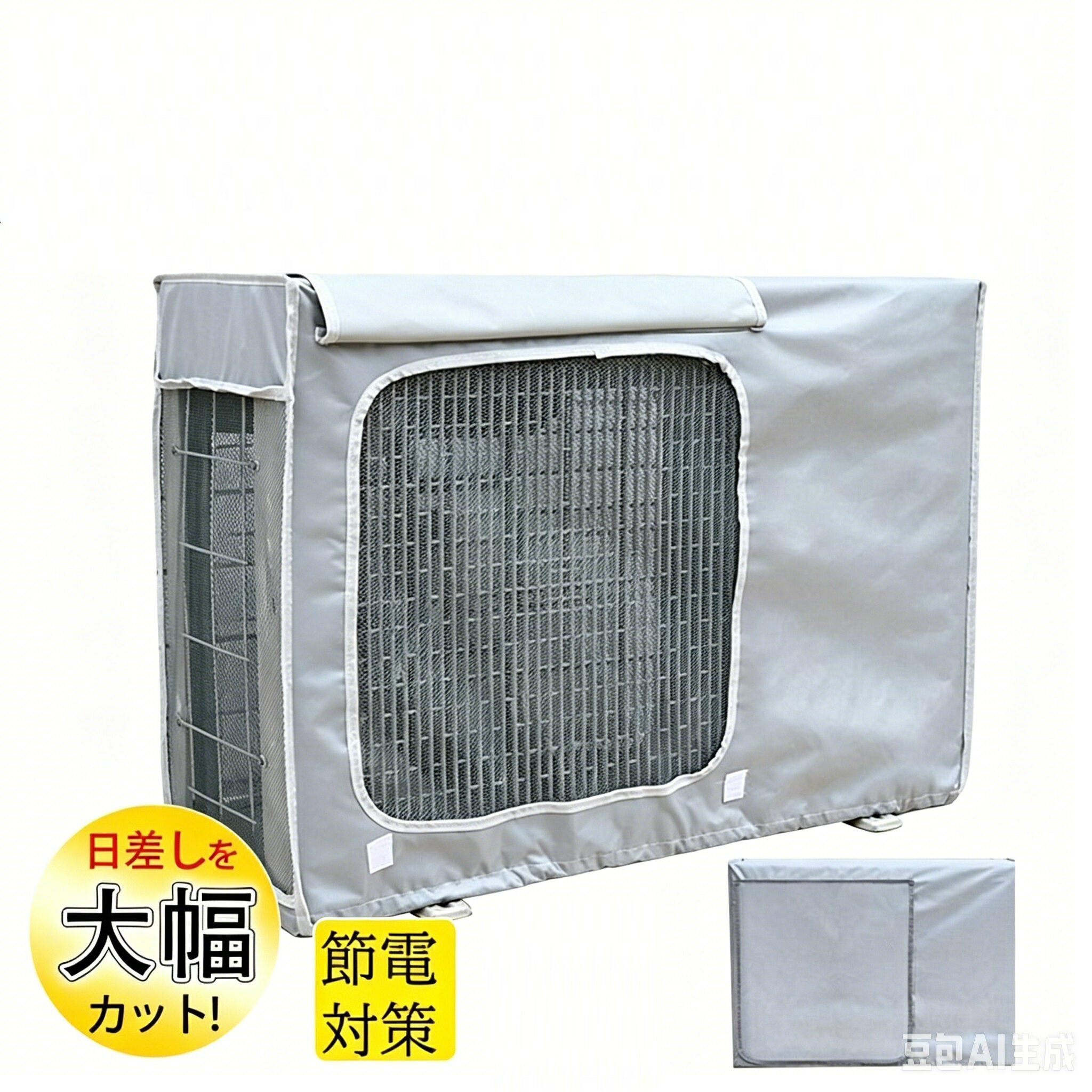 Rakuten - エアコン室外機カバー 室外機用 室外機 保護カバー 日よけ 省エネ 老朽化防止 遮熱保護 劣化防止 簡単設置 日除け 節電グッズ 雪対策 直射日光