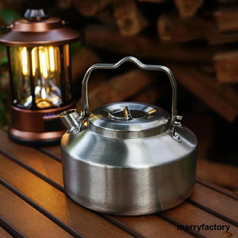 アウトドア ミニケトル 水桶 キャンプ用 やかん 304 ステンレス スチール 軽量 携帯用 やかん コーヒーポット ダブル 取っ手 ミニ やかん