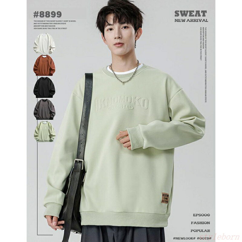 Sweat - トレーナー スウェット プルオーバーパーカー メンズ レディース 長袖 薄手 速乾 ゆったり きれいめ おしゃれ トップス ペアルック カジュアル
