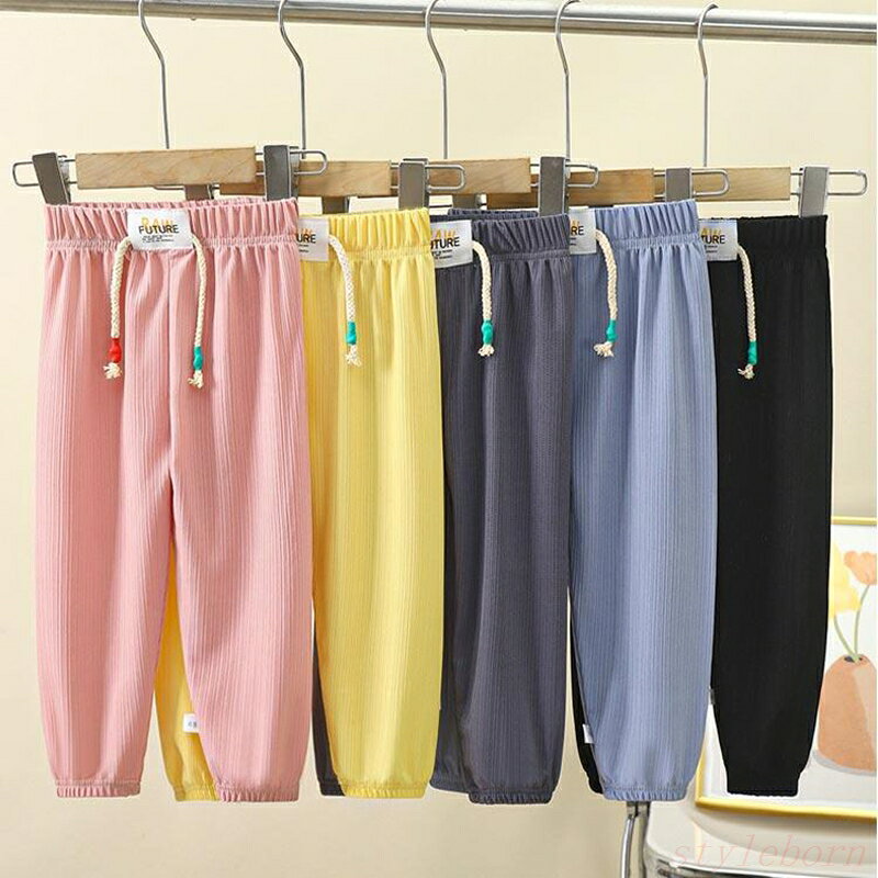 薄手 パンツ 子供服 2枚セット 子供服 パンツ 春夏 虫除け スウェットパンツ 9分丈 ボトムス 接触冷感 ひんやり パンツ 男の子 キッズ ズボン 2