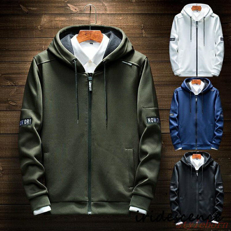 Rakuten - パーカー メンズ ジップアップパーカー 長袖パーカー パーカ フード付き 防寒 暖かい 春服 春物