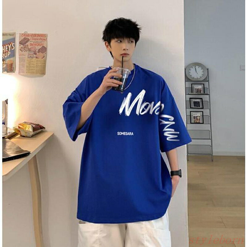Rakuten - Tシャツ メンズ ビッグシルエット オーバーサイズ バックプリント 韓国ファッション ストリート系 ブランド レディース