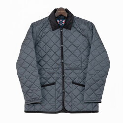 LAVENHAM | ラベンハム UK デンハム 撥水 加工 大きい 小さい サイズ アウター キルティングアウター キルティング ナイロン 送料無料 アウター 黒 ダイヤキルト 衿コール DENHAM ブラックキルティング メンズ アウター