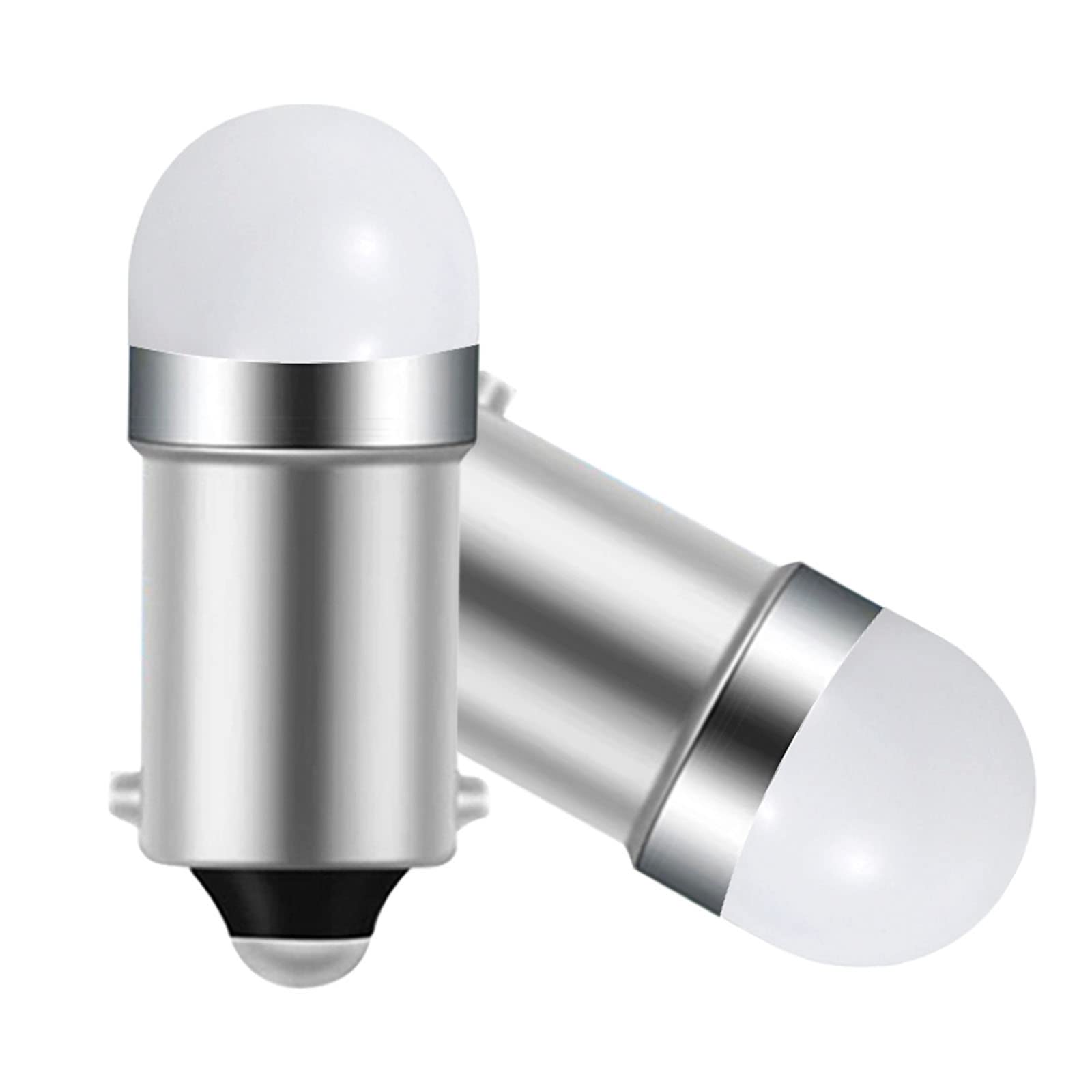 KIYOYO BA9S G14 LEDバルブ ホワイト ポジション/ルームランプ 10-30V 定電流回路内蔵 ナンバー灯 2個入