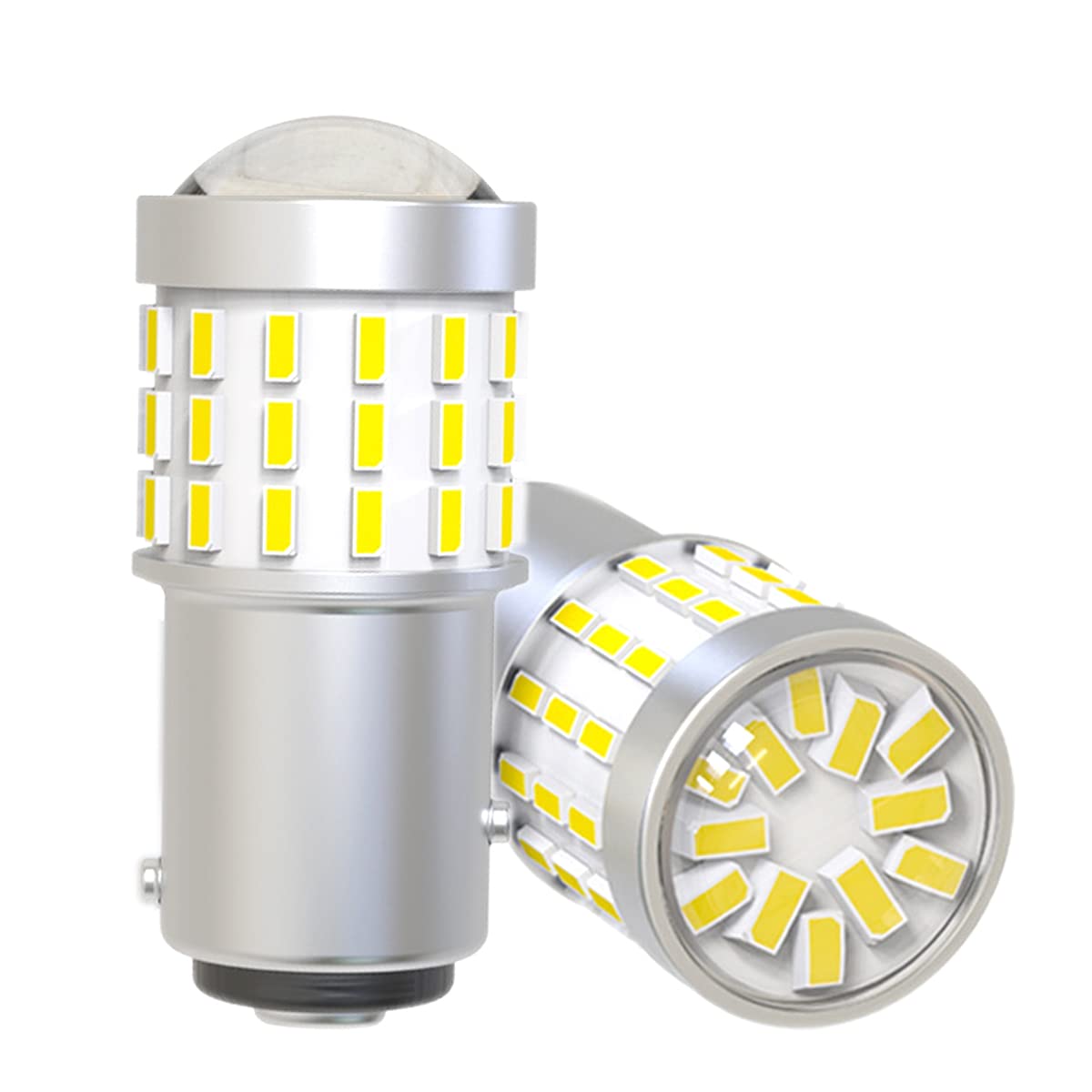 樂天商城 - S25 ダブル ブレーキ/ストップ/ウインカー/ポジション LED ホワイト 2個セット 24V/12V 爆光