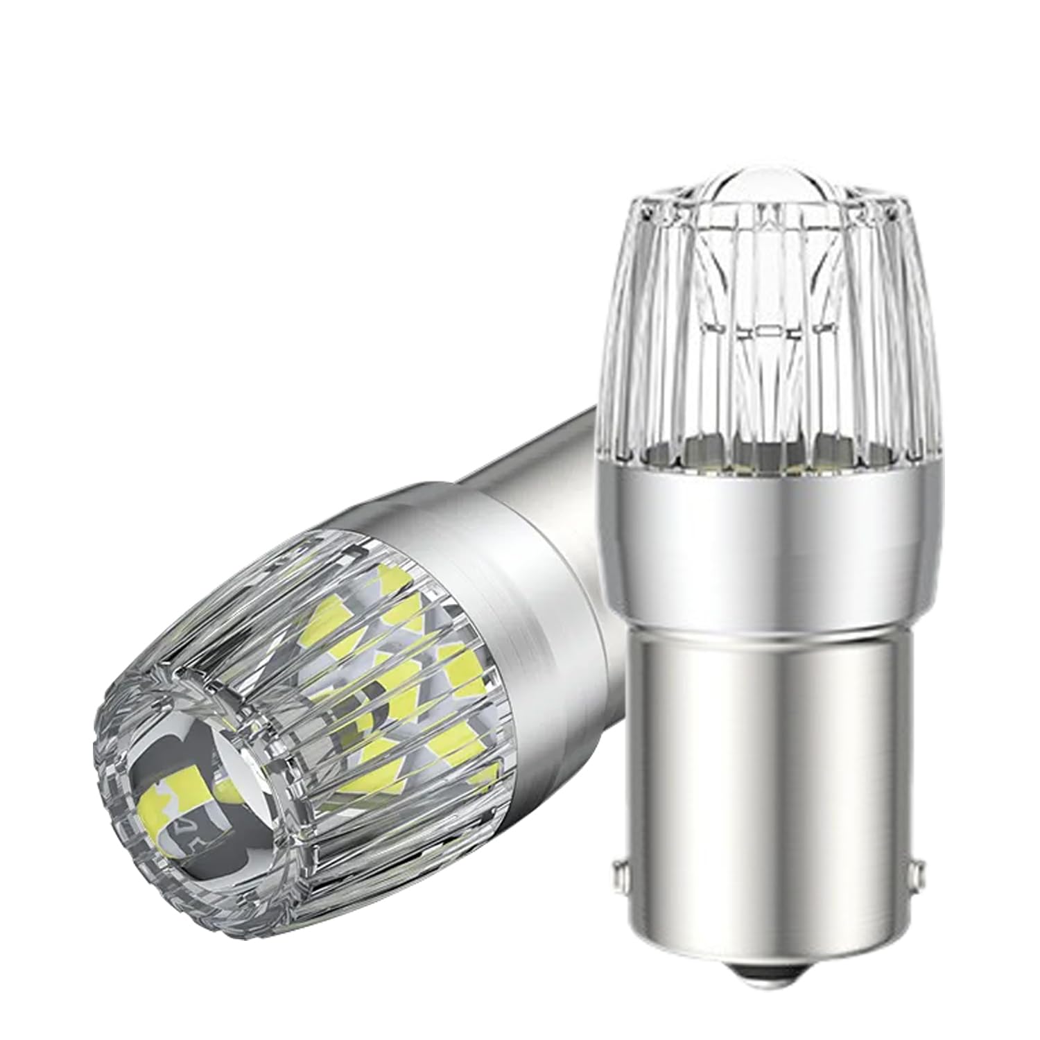 樂天商城 - S25 LED シングル（P21W 1156 G18 BA15S)ピン角180度 12V/24V 爆光 ホワイト バックランプ トラック サイドマーカー マーカー球 ウインカー ポジション LED ライト 2個セット