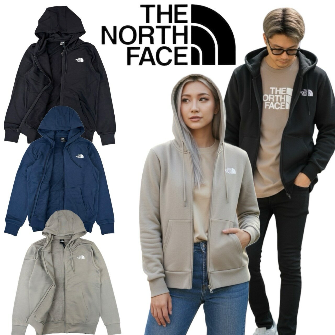 乐天商城 - ザ ノースフェイス The North Face ジップパーカー フーディー NF0A8GQ7 メンズ プリントロゴ ジップアップ THE NORTH FACE MENS SIMPLE DOME FULL ZIP