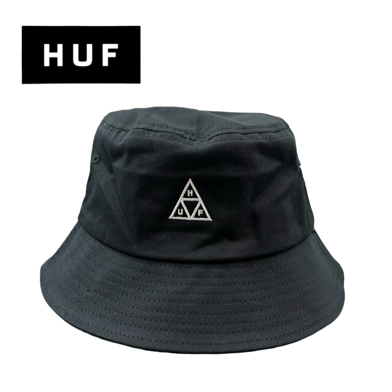 ハフ HUF 帽子 ハット バケハ バケットハット HT00717 コットン 日よけ帽 ツイルハット 刺繍ロゴ カジュアル メンズ レディース ユニセックス HUF SET TT BUCKET