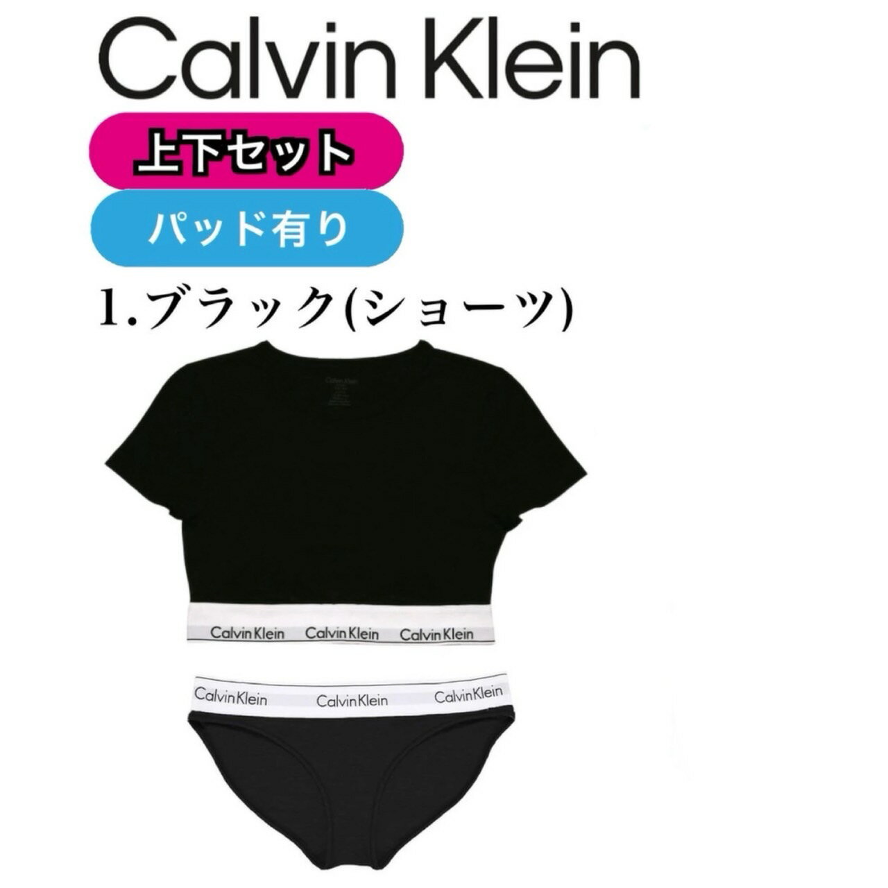 カルバンクライン アンダーウェア セットアップ QF8495 F3786 F3787 ブラ Tシャツ...