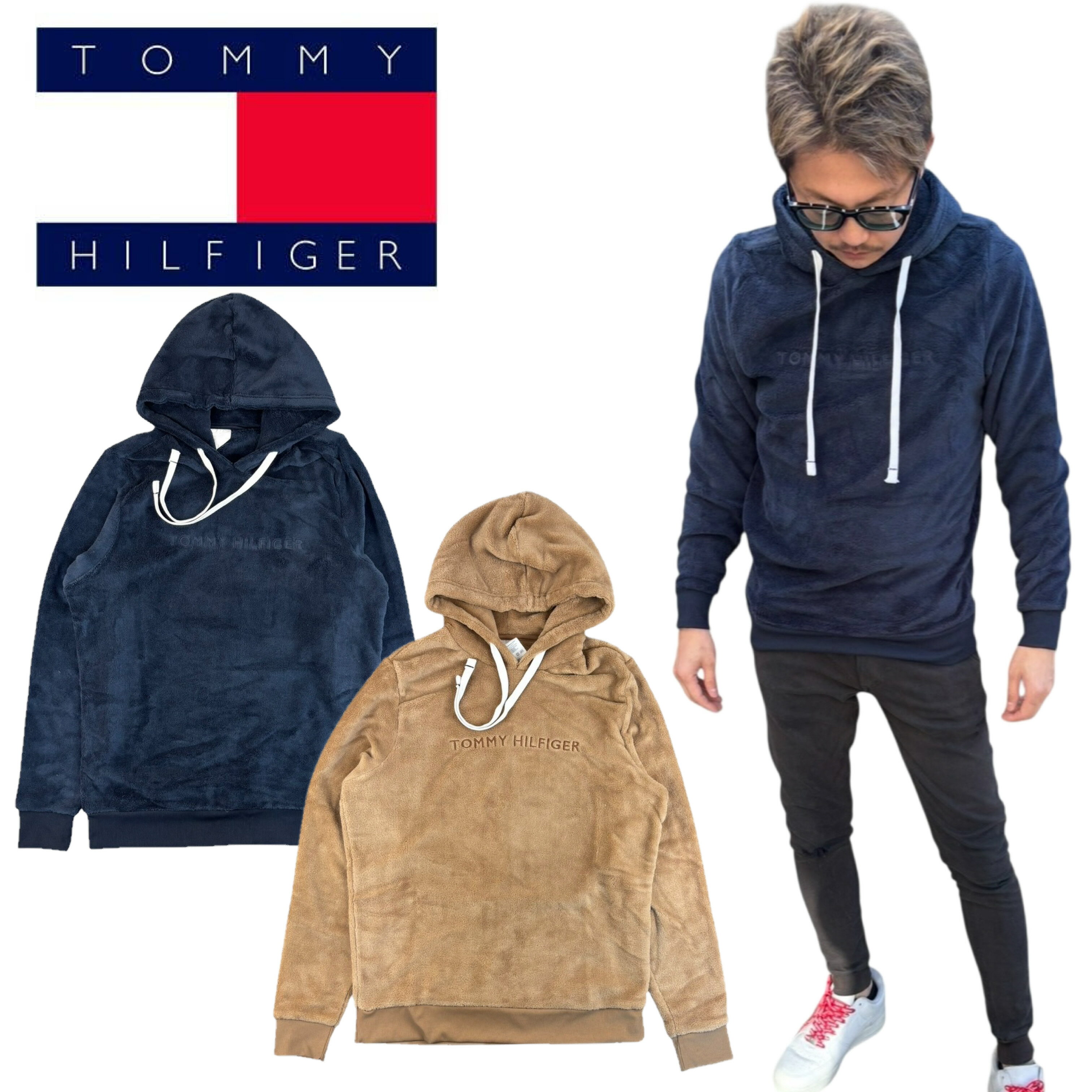 乐天商城 - トミーヒルフィガー Tommy Hilfiger トップス ボア フリース パーカー フーディー 長袖 09T4533 メンズ レディース 刺繍ロゴ TOMMY HILFIGER L/S HOODIE